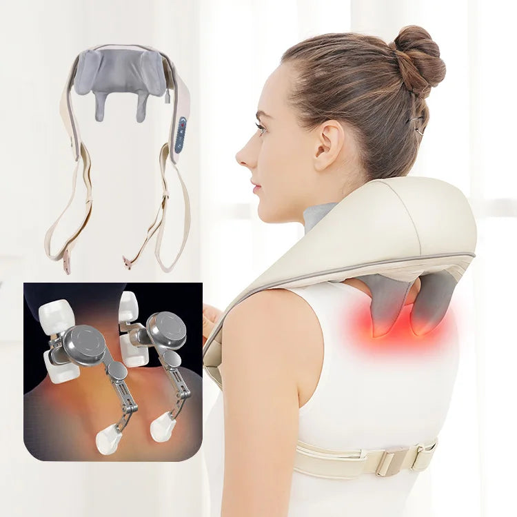 6D Deep Tissue Heated Neck Massager Naalani