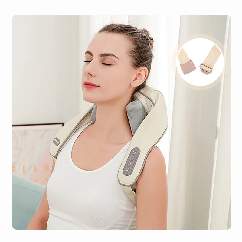 6D Deep Tissue Heated Neck Massager Naalani